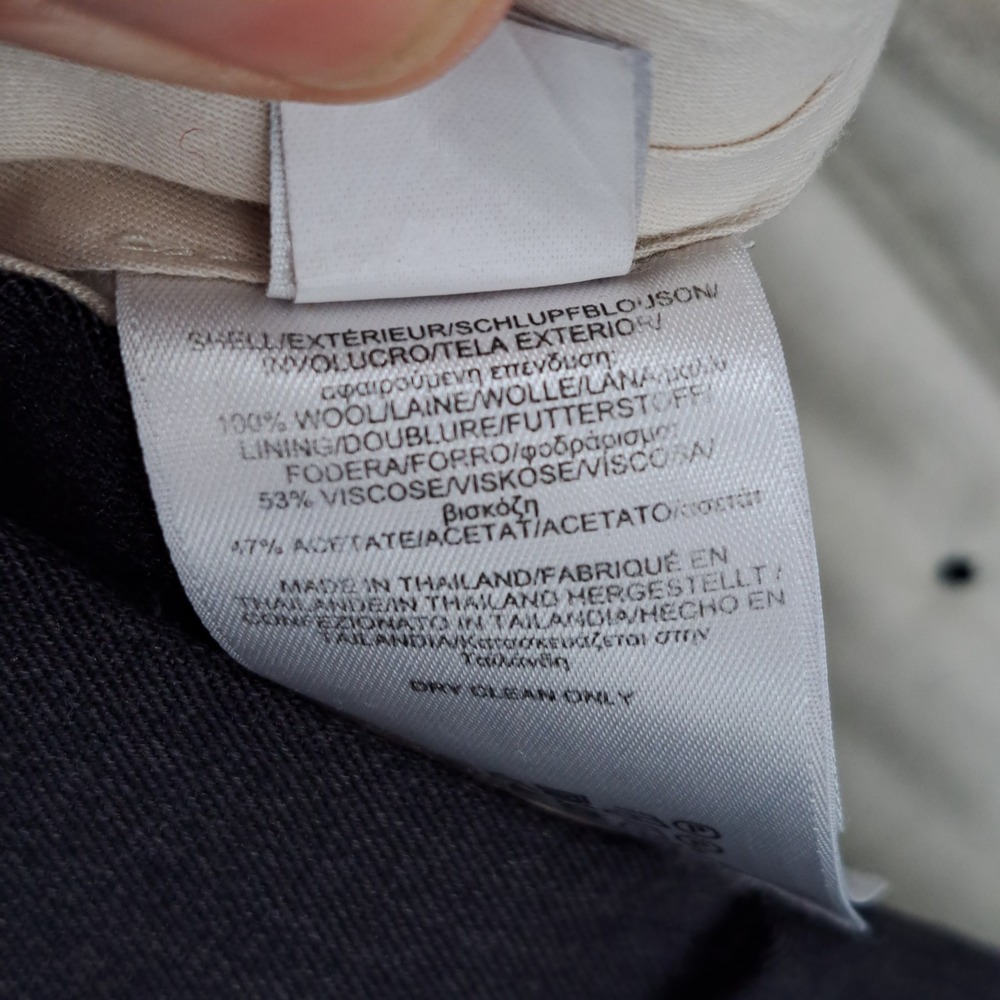 Brooks Brothers Madison Dress Pants Mens 37x32 Wool Charcoal Gray Flat Front - Picture 5 of 12